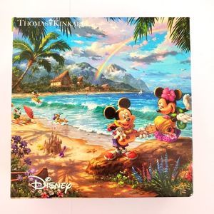 Thomas Kinkade Disney - Mickey and Minnie in Hawaii - 750 Piece Puzzle